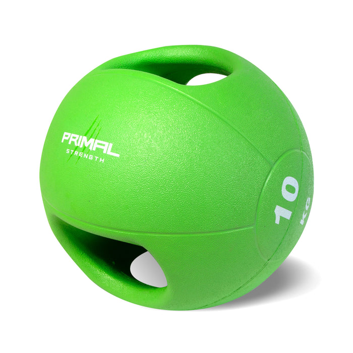 Primal Strength Double Handle Medicine Ball 10kg