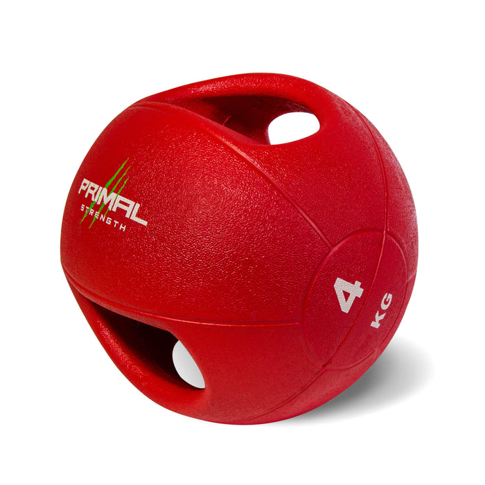 Primal Strength Double Handle Medicine Ball 4kg