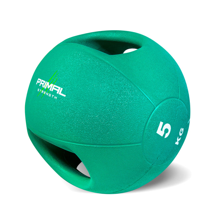 Primal Strength Double Handle Medicine Ball 5kg