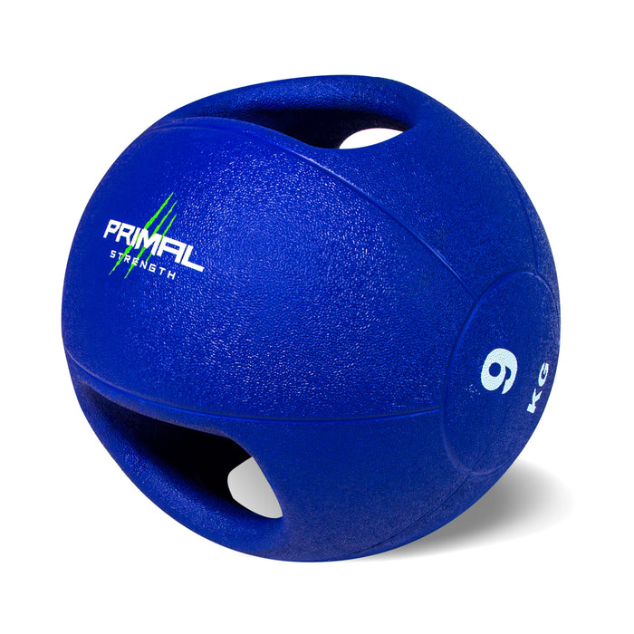 Primal Strength Double Handle Medicine Ball 9kg