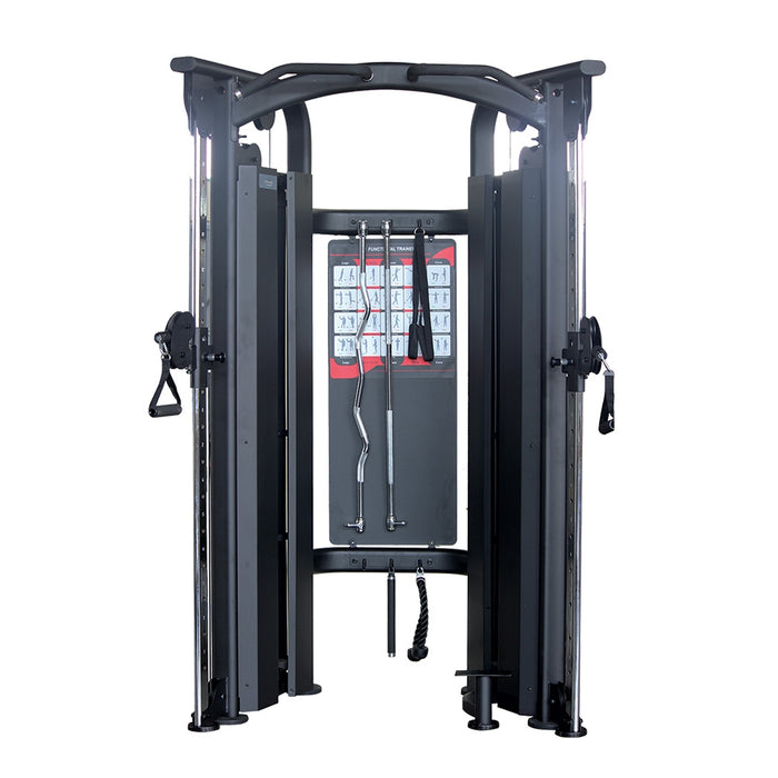 Primal Strength Stealth Commercial Functional Trainer Dual Adjustable Pulley